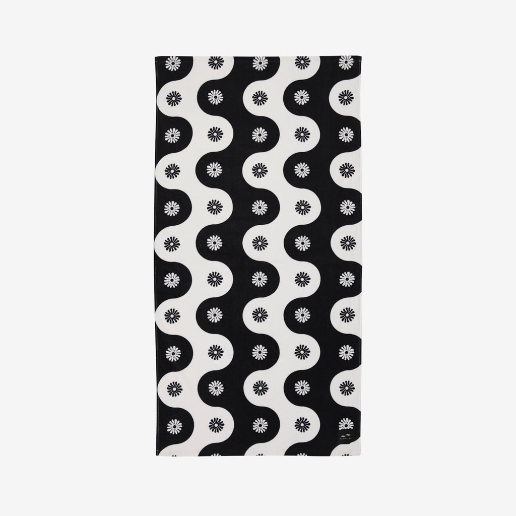 Botanical Waves Beach Towel